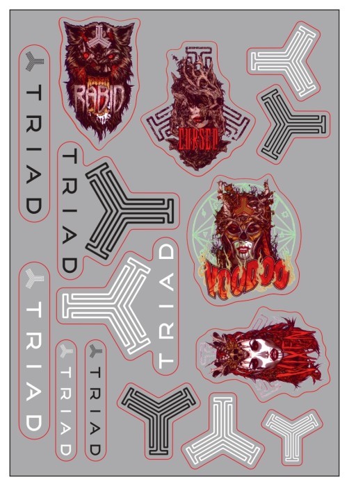 Набір наклейок (стікерів) Triad