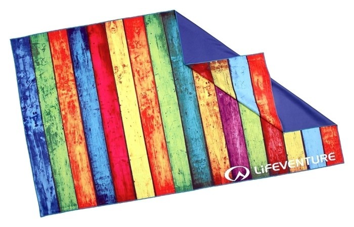 Рушник Lifeventure Soft Fibre Printed Striped Planks Giant