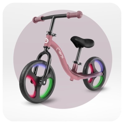 Біговел MoMi ISOKA LED Pink