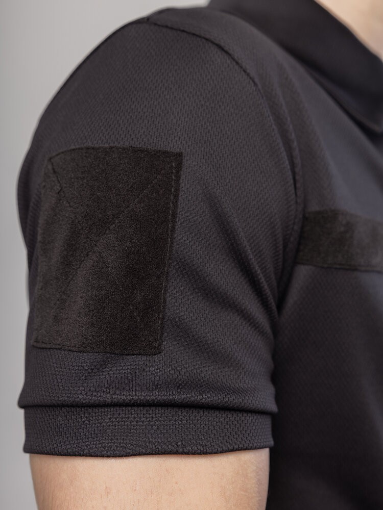 Мілітарі футболка кулмакс чорна чоловіча Pobedov Recon