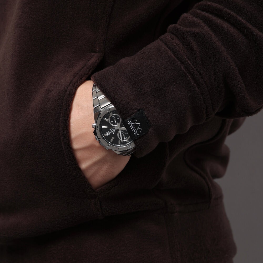 Флісовий зимовий чоловічий костюм Pobedov Mariot. Темно-шоколадний чоловічий флісовий костюм