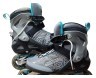 Ролики Rollerblade MACROBLADE 84 ALU W Black Light Blue Фото - 2