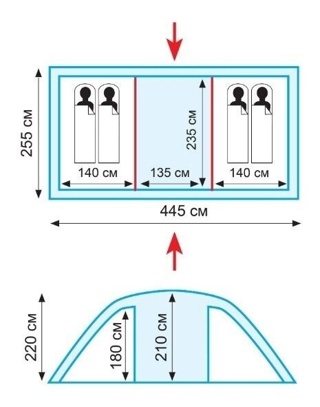 Намет Tramp Eagle 4 (v2)