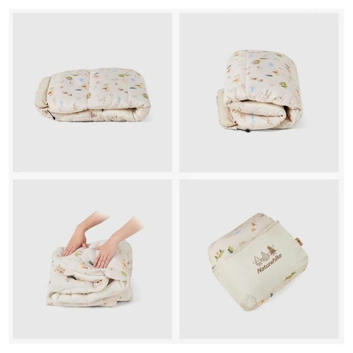 Спальник дитячий з капюшоном Naturehike B180 CNH22SD001, бежевий