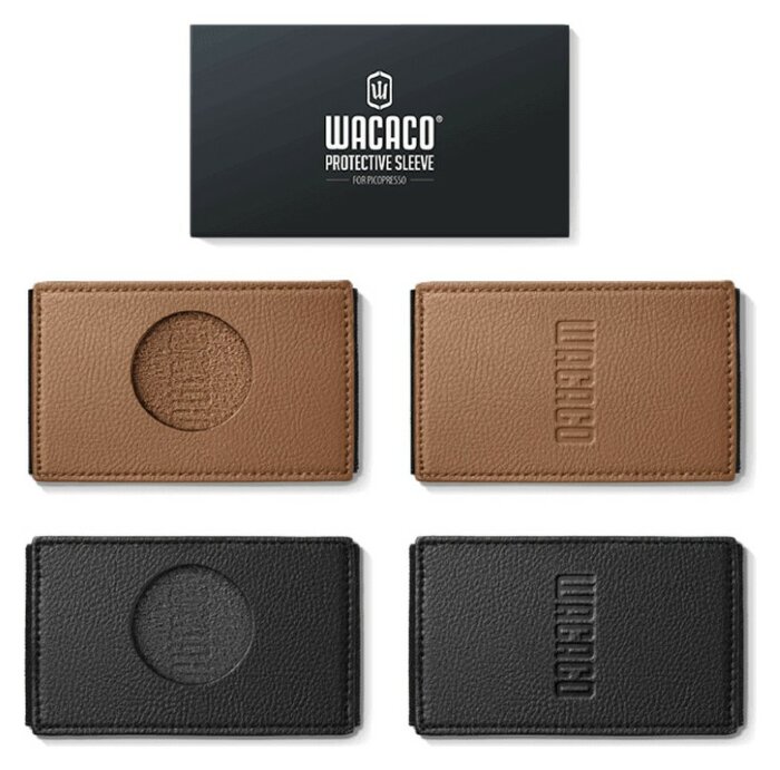 Чохол для портативної кавоварки Wacaco Picopresso, набір 2 шт, чорна-коричнева