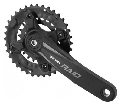 Шатуні велосипедні (комплект) Pro Wheel RAID-501 36-22T 175мм Black (CK0745)