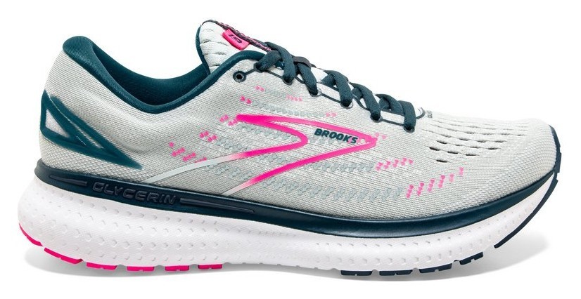 Кросівки жіночі Brooks GLYCERIN 19 W 36.5 (6.0US) 110 Ice flow/navy/pink (1203431B110)
