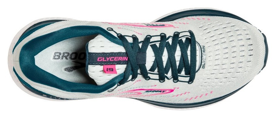 Кросівки жіночі Brooks GLYCERIN 19 W 36.5 (6.0US) 110 Ice flow/navy/pink (1203431B110)