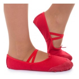 Балетки танцювальні червоний Bavar Sport (32)
