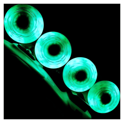 Сяючі колеса Flying Eagle Lazer Sliders 90A 4 шт зелені