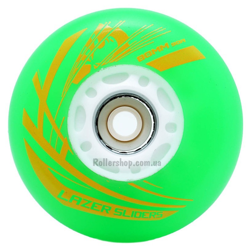 Сяючі колеса Flying Eagle Lazer Sliders 90A 4 шт зелені