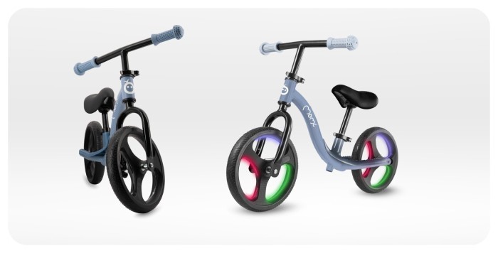 Біговел MoMi ISOKA LED Blue