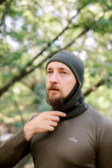 Балаклава флісова Tribe Fleece Balaclava T-KF-0021 OS, olive