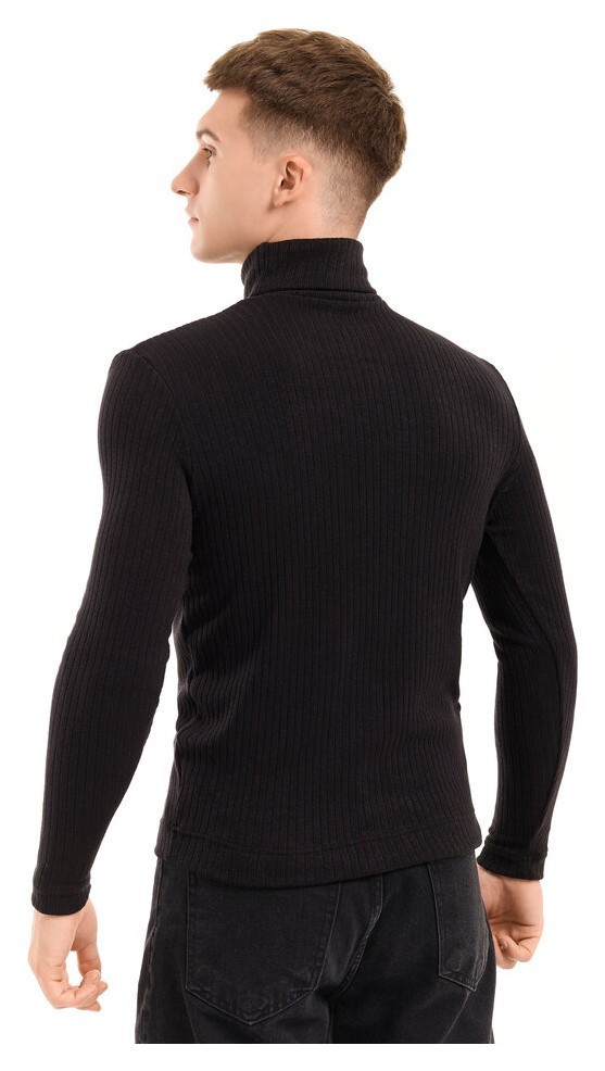 Чоловічий гольф Pobedov Prestige. Чорний гольф для чоловіків осінній весняний. Гольф ангора чоловічий