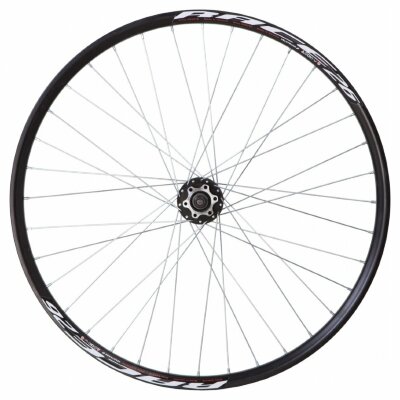 Колесо пров. VLT 24" під диск. обід двост. AL 36H ED; Втулка ST SHUNFENG SF-H25F з QR чорн.