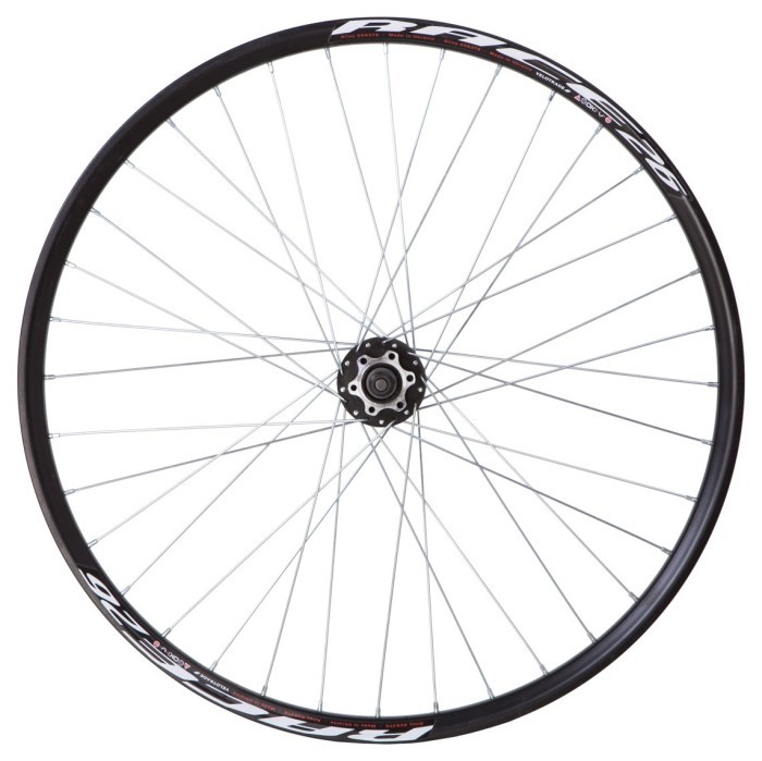 Колесо пров. VLT 24" під диск. обід двост. AL 36H ED; Втулка ST SHUNFENG SF-H25F з QR чорн.