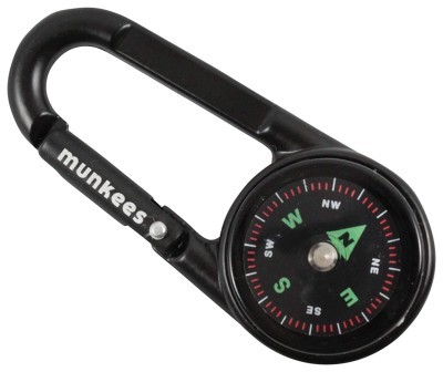 Munkees 3135 брелок-компас Thermometer black