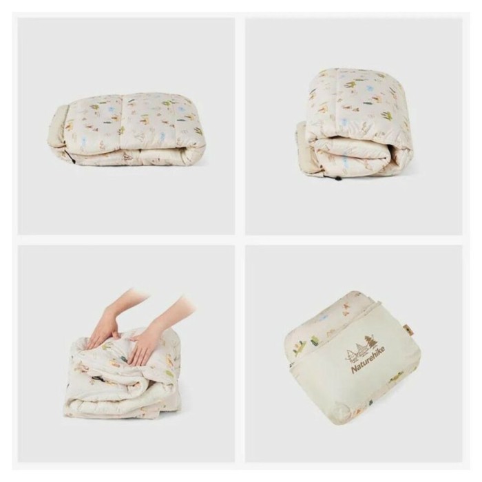 Спальник дитячий з капюшоном Naturehike B300 CNH22SD001, бежевий