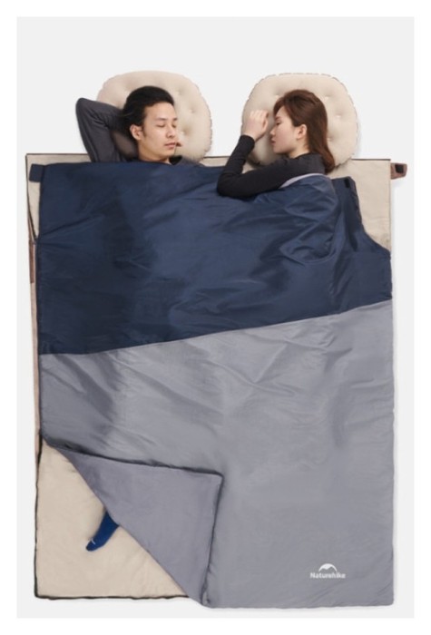 Спальний мішок Naturehike LW180 CNK2550WS026 Sunny Day PL01, (14°C) XL коричневий