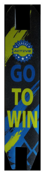 Гриптейп (Наждак, Шкурка) для ТС Avtive 108 х 495 мм, "Go to Win" Розмір 108 мм х 495 мм (1 шт - 1,2 $) - 5 шт