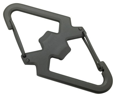 Munkees 3202 карабін SS Carabiner with Bottle Opener grey