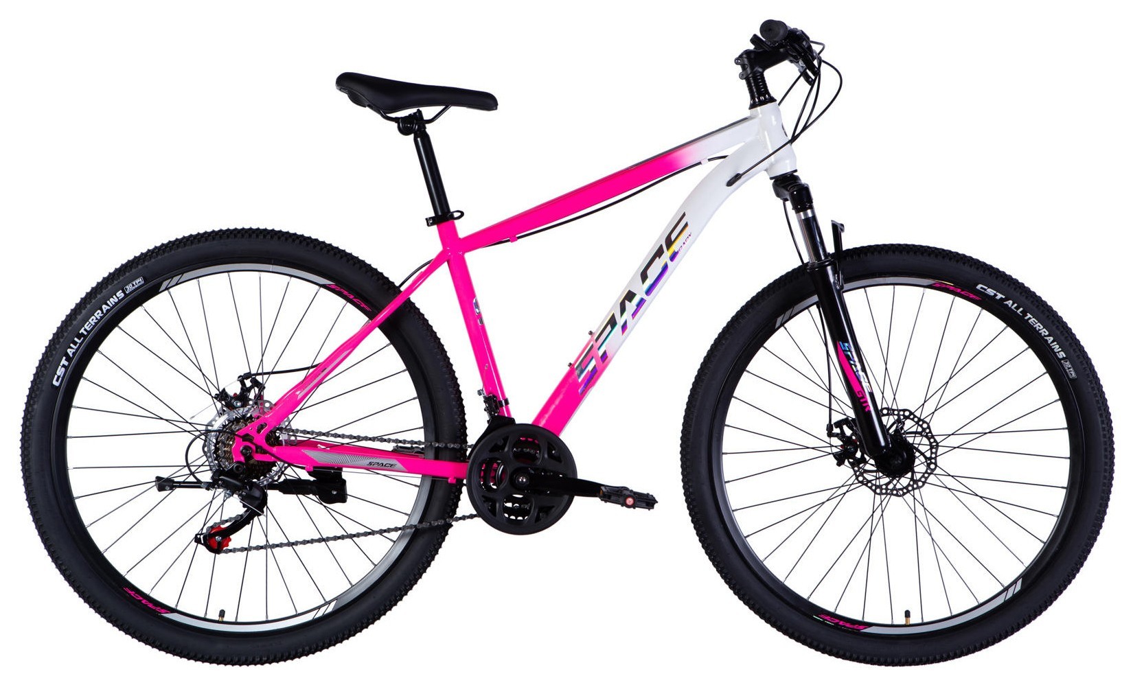 Велосипед ST 29" SPACE MARS DD FR рама-18" рожево-білий 2025