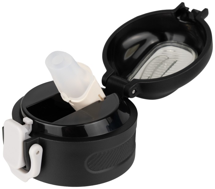 Кришка для термокружки Tribe Urban 0,6 л з трубочкою T-DZ-0024-black