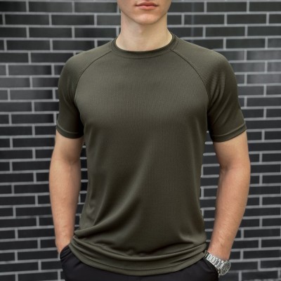 Футболка хакі кулмакс чоловіча Pobedov Ergo