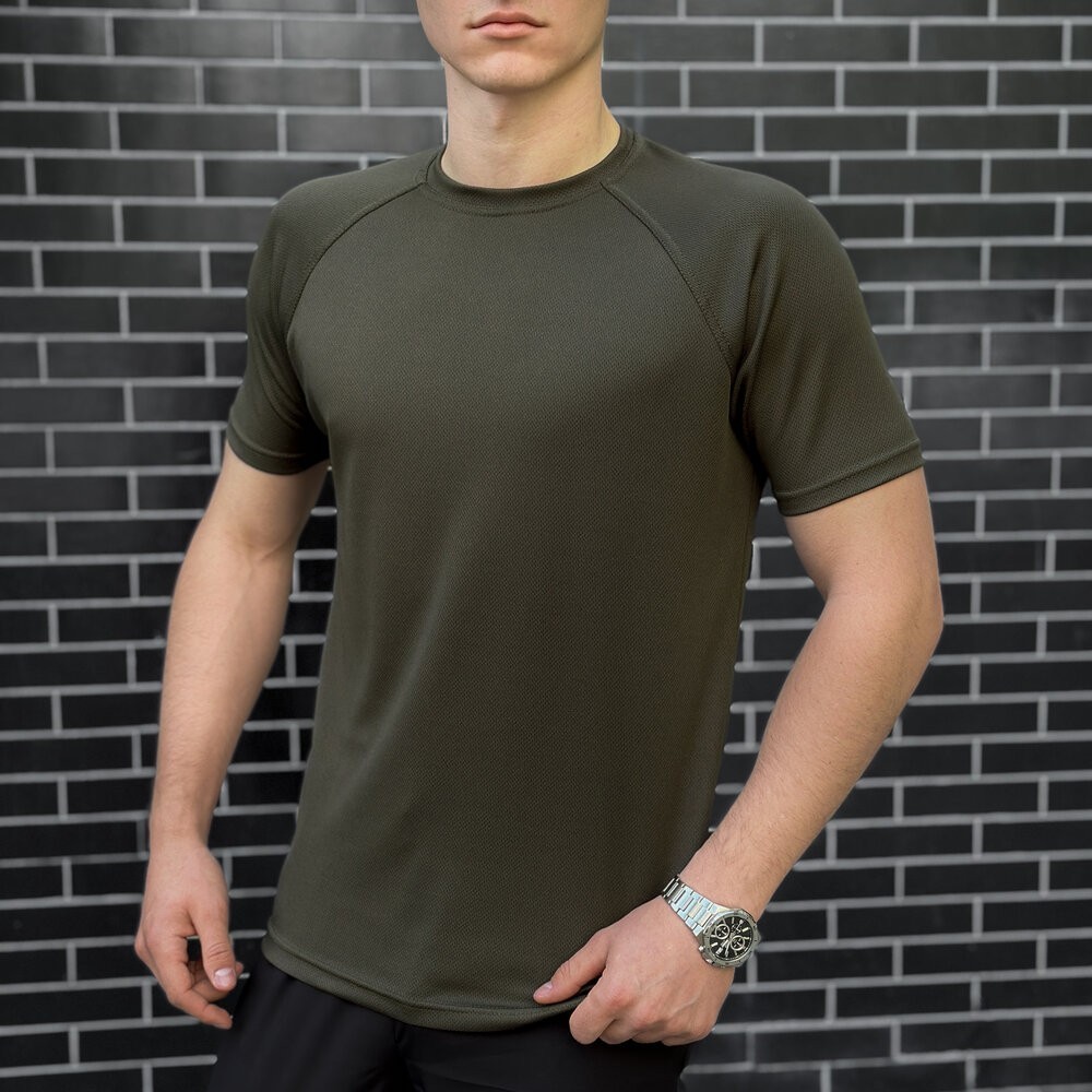 Футболка хакі кулмакс чоловіча Pobedov Ergo