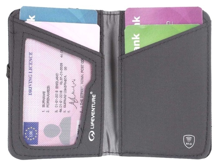 Гаманець Lifeventure Recycled RFID Card Wallet grey