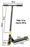 Самокат трюковий Hipe H5 Black/lime Фото - 6