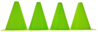 Конуси-фішки спортивні EasyFit 17 см (набір з 4 штук) зелені