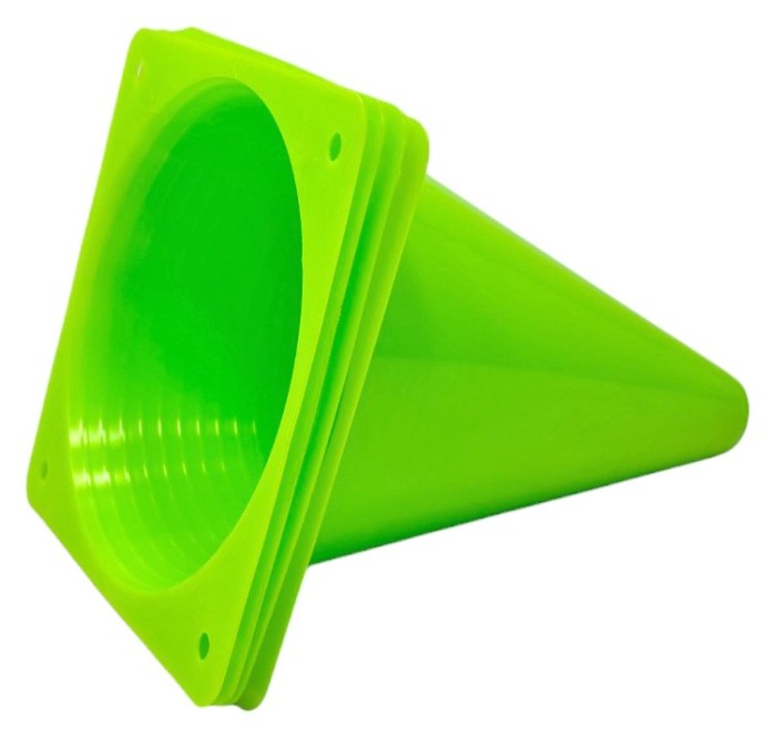 Конуси-фішки спортивні EasyFit 17 см (набір з 4 штук) зелені