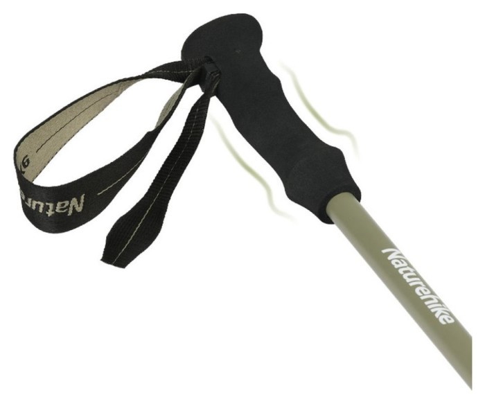 Трекінгова палиця Naturehike CNK2300DS010, 100 см, жовта