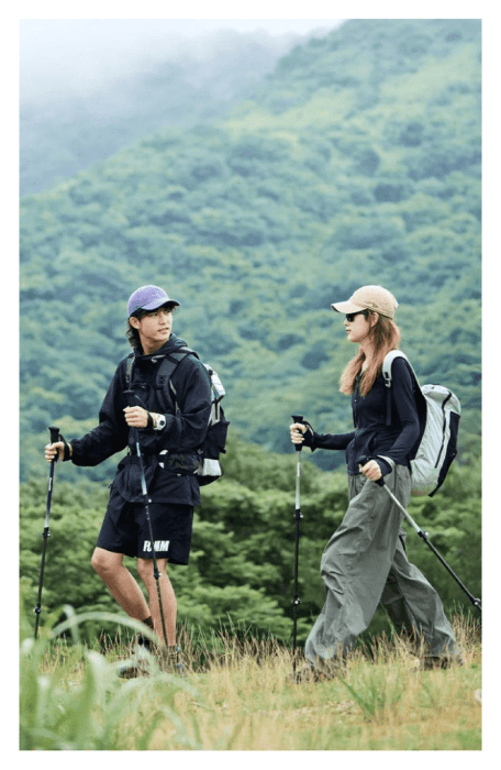 Трекінгова палиця Naturehike CNK2300DS010, 100 см, жовта