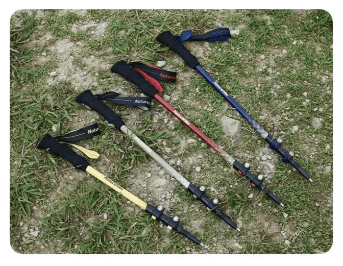 Трекінгова палиця Naturehike CNK2300DS010, 100 см, жовта