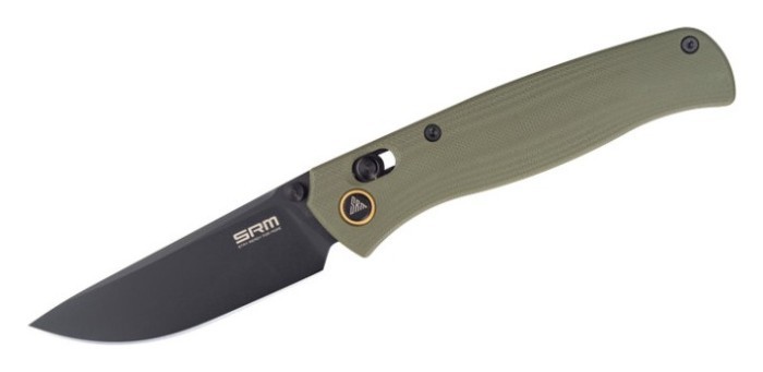 Ніж складаний SRM Medal 255L-GP2, зелений