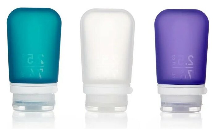 Набір силіконових пляшечок Humangear GoToob+ 3-Pack Medium