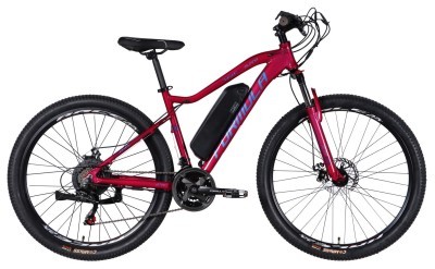 Велосипед з електроприводом 27.5" AL Formula eALPINA DD FR рама-17" 36B 12.5А*г 500Вт рожево-синій 2026