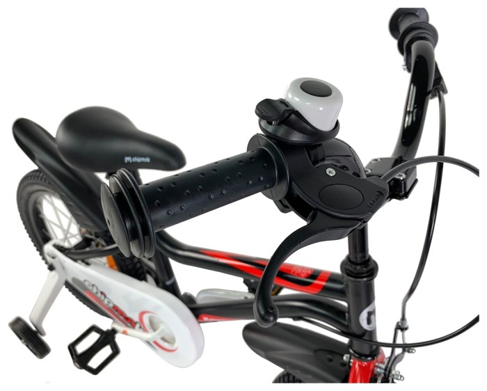 Велосипед дитячий RoyalBaby Chipmunk MK 14", OFFICIAL UA, чорний