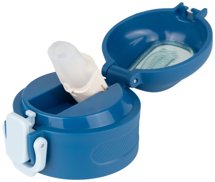 Кришка для термокружки Tribe Urban 0,6 л з трубочкою T-DZ-0024-blue