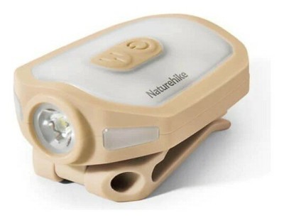 Ліхтар з кліпсою Naturehike NH21ZM013, бежевий