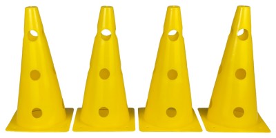 Конуси-мітки спортивні EasyFit 31 см (набір з 4 штук) жовті