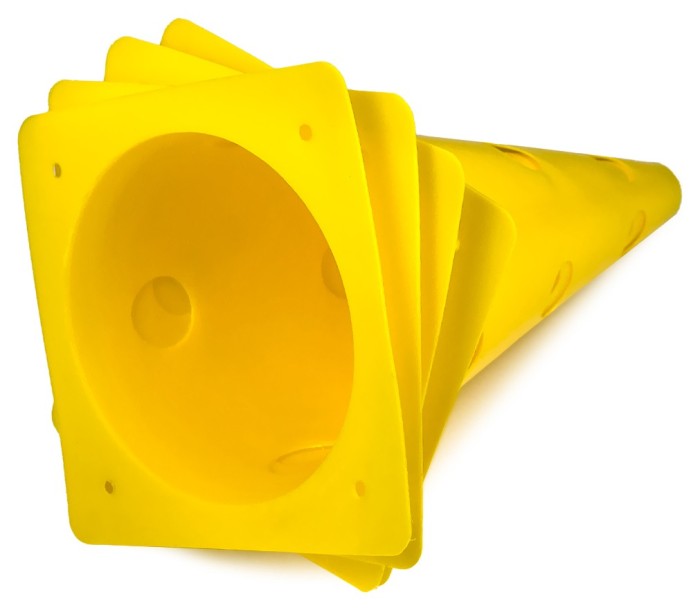 Конуси-мітки спортивні EasyFit 31 см (набір з 4 штук) жовті