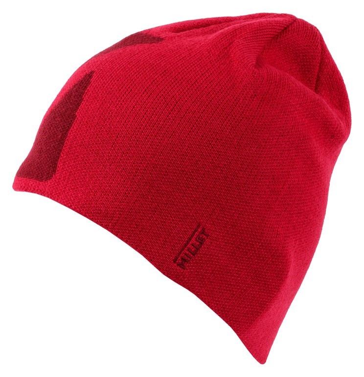Шапка утеплена Millet LOGO BEANIE One Size Tango/tibetan red 9351 (MIV7589-WRH)