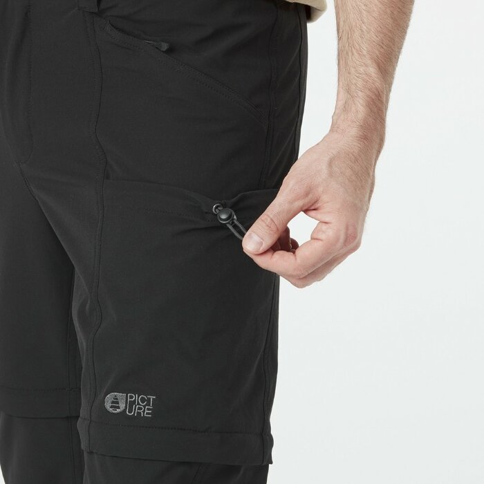 Picture Organic штани трекінгові Outif 2in1 Stretch black L