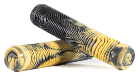 Гріпси для самокату North Industry Pro 160mm - Black/Canary Yellow Swirl