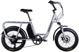 Велосипед з електроприводом 20&quot; AL Dorozhnik eADAMANT DD FR рама-18,5&quot; 48B 17.5А*г 500Вт срiблястий 2025