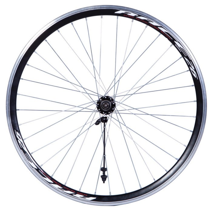 Колесо задн. VLT 26" AL 36H під V-brake WANGZHEN 201RBQ під тріскачку чорний пром. підшипник