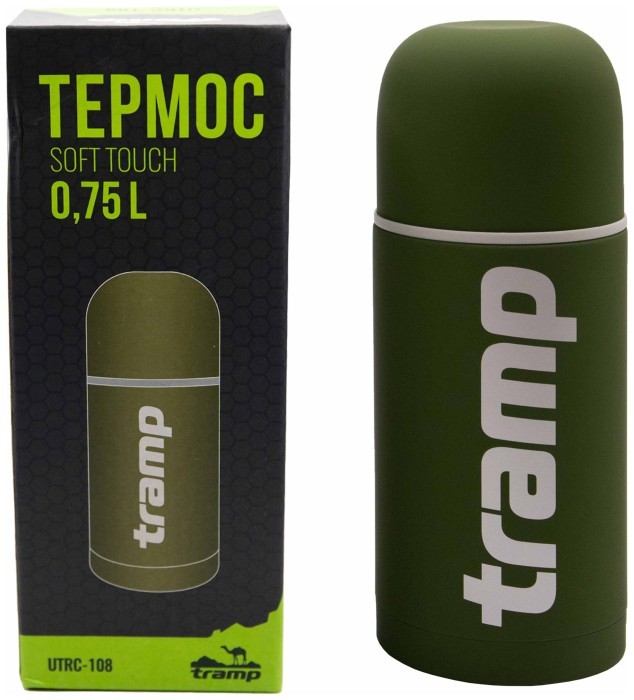 Термос TRAMP Soft Touch 0,75 л UTRC-108 Хакі